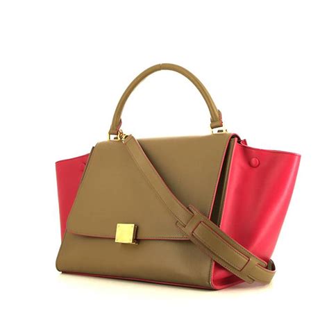 celine trapeze beige pink